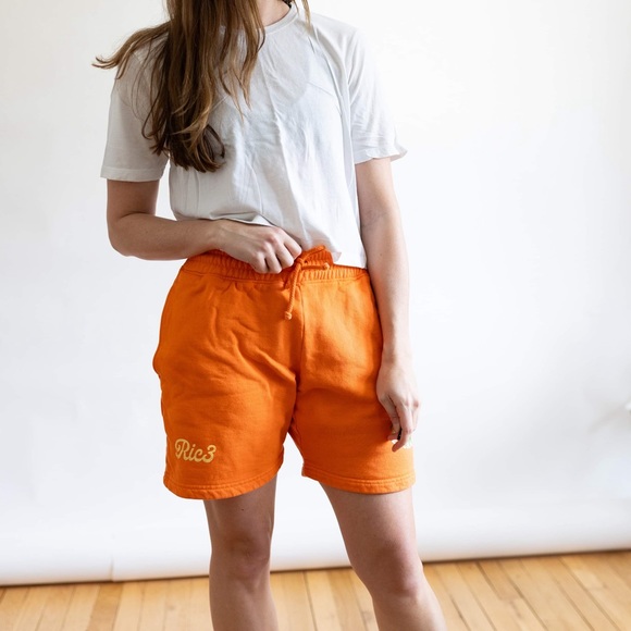 Enchante Brand Sweatshorts - Ric3 Orange and Peach - Picture 3 of 5